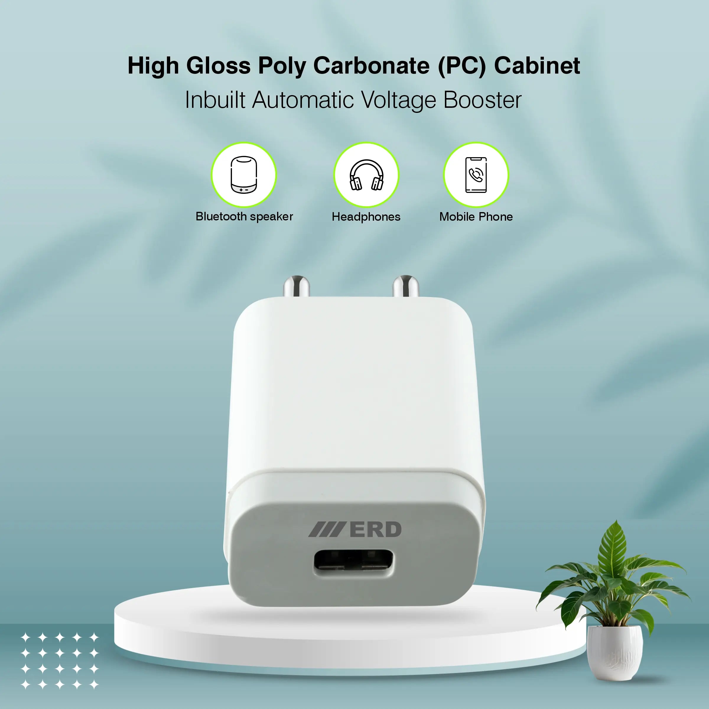 ERD TC-11 Charger With Micro USB Cable 5V/1Amp (5W)